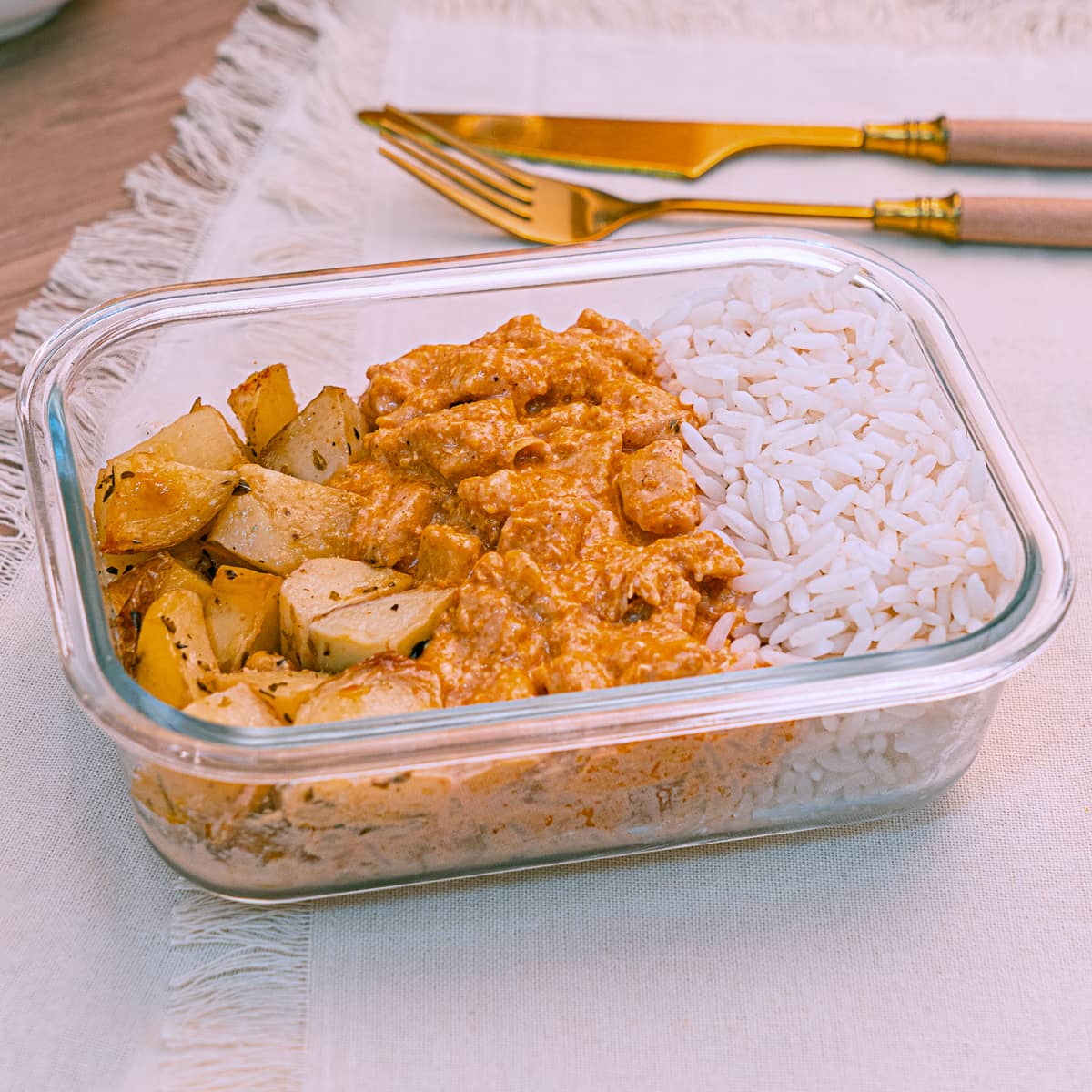 Chefcot - cardápio fitness - strogonoff de frango sem lactose