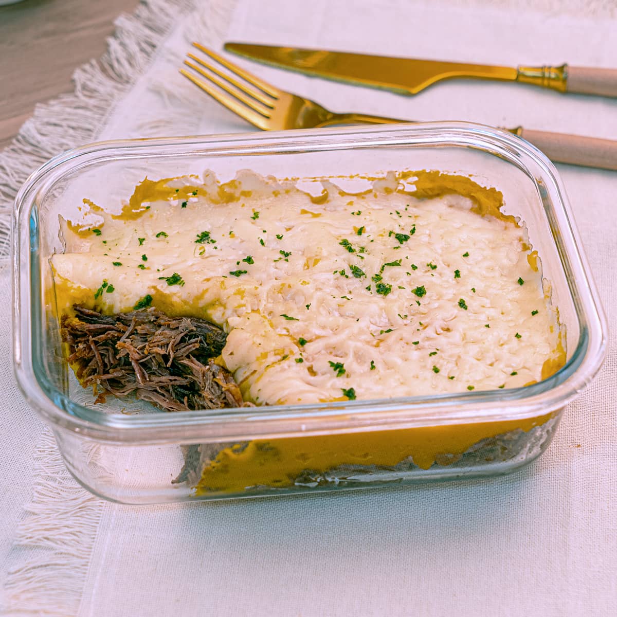 Chefcot - cardápio lowcarb - escondidinho de abobora
