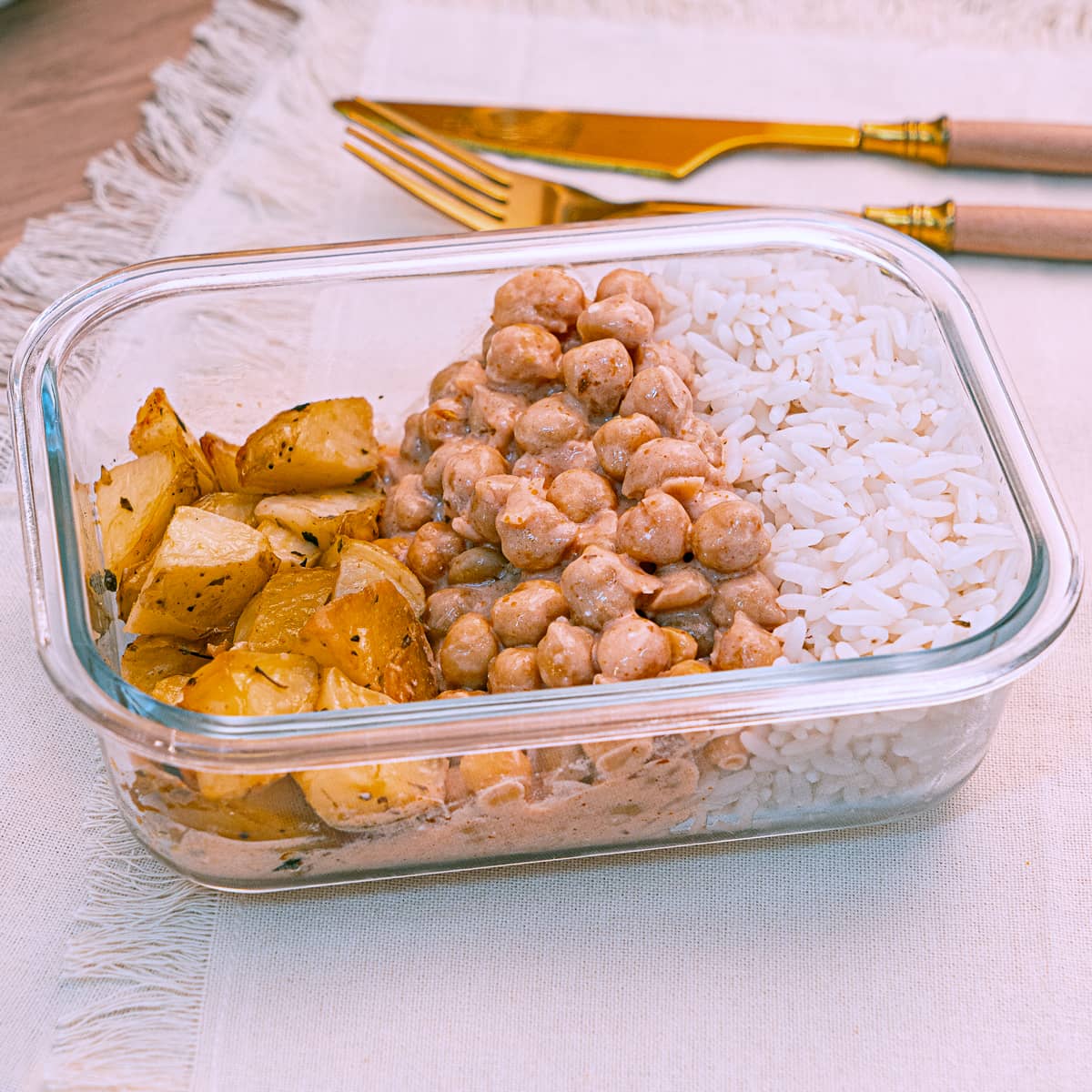 Chefcot - cardápio veggie - strogonoff de grão de bico