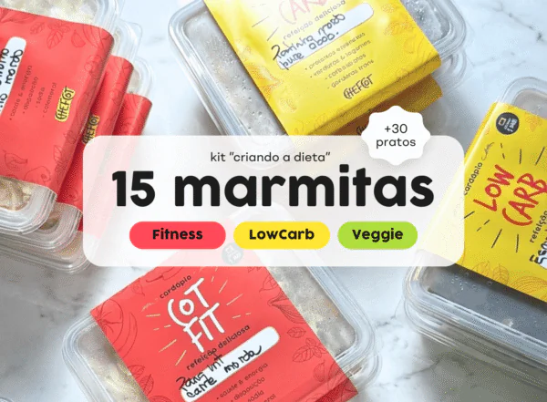 Chefcot - Kit 15 marmitas "criando a dieta"