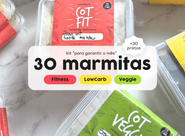 Chefcot - Kit 30 marmitas "para garantir o mês"